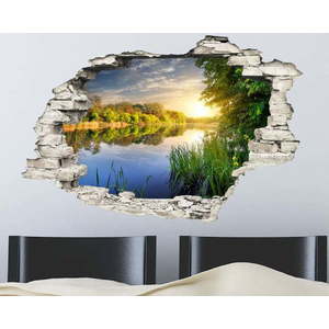 Samolepka na zeď Ambiance Jezero, 60 x 90 cm obraz
