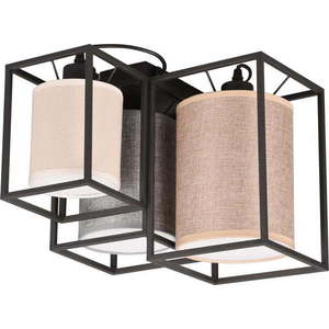 Matně černo-béžové stropní svítidlo 34x40 cm Ross – Trio obraz