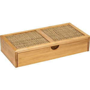 Bambusový koupelnový organizér Wenko Allegre, 28 x 6 cm obraz