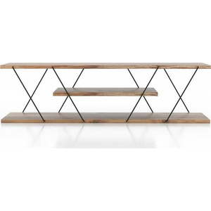 TV stolek v dekoru ořechu v přírodní barvě 120x33 cm Canaz – Kalune Design obraz