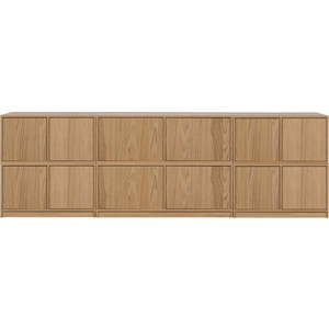 TV sestava v dekoru dubu v přírodní barvě 264x88 cm Modulair – vtwonen obraz