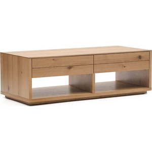 Konferenční stolek v dekoru dubu v přírodní barvě 60x140 cm Alguema – Kave Home obraz