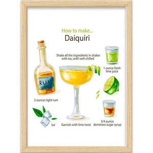 Obraz 40x55 cm Daiquiri – Wallity obraz