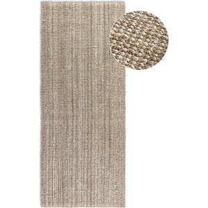 Béžový jutový běhoun 80x200 cm Bouclé – Hanse Home obraz