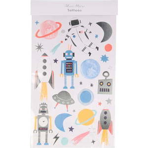 Dětské tetování Space – Meri Meri obraz
