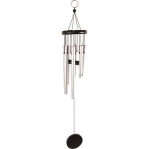 Závěsná zvonkohra ve stříbrné barvě Esschert Design, výška 56, 5 cm obraz