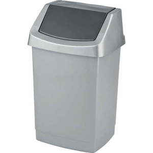 Šedý odpadkový koš Curver Click-it, 25 l obraz