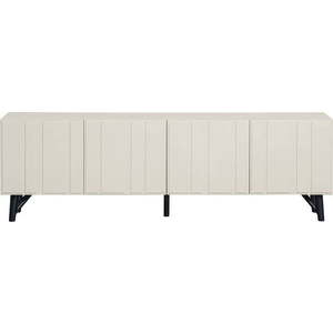 Krémový TV stolek z borovicového dřeva 181x56 cm Miller – WOOOD obraz
