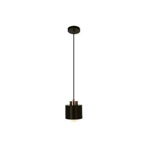 Černé kovové závěsné svítidlo ø 12 cm Olena – Candellux Lighting obraz