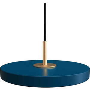 LED závěsné svítidlo v petrolejové barvě s kovovým stínidlem ø 15 cm Asteria Micro – UMAGE obraz