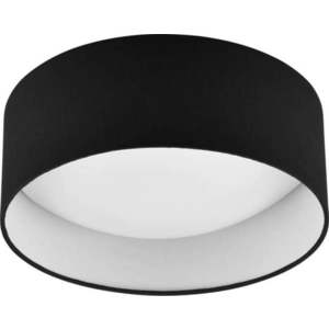Černé LED stropní svítidlo ø 30 cm Locarno – Trio obraz