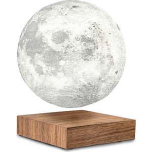 Hnědá LED stolní lampa (výška 14 cm) Moon – Gingko obraz