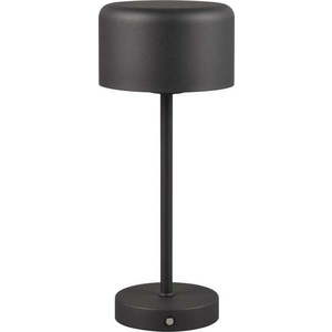 Matně černá LED stmívatelná stolní lampa (výška 30 cm) Jeff – Trio obraz
