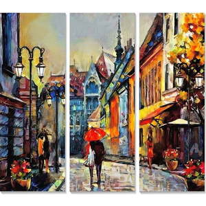 Obrazy v sadě 3 ks 20x50 cm Street – Wallity obraz