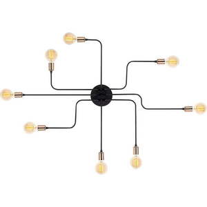 Nástěnné svítidlo v černé a bronzové barvě Truva – Opviq lights obraz