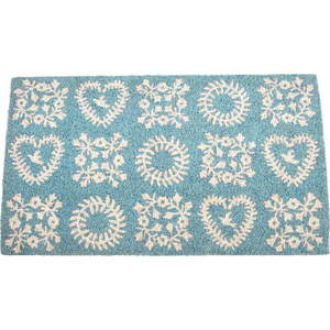 Rohožka z kokosového vlákna 73x43 cm Blue Friendship – Rex London obraz