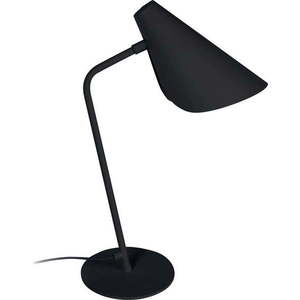 Černá stolní lampa SULION Lisboa, výška 45 cm obraz