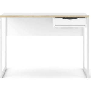 Bílý pracovní stůl Tvilum Function Plus, 110 x 48 cm obraz