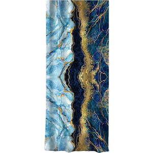 Závěs v modro-zlaté barvě 140x260 cm – Mila Home obraz