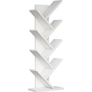 Bílý regál 46x128, 5 cm Hitit – Kalune Design obraz