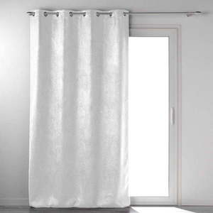 Bílý sametový zatemňovací závěs 135x280 cm Melodie – douceur d'intérieur obraz