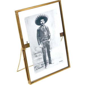 Kovový stojací rámeček ve zlaté barvě 13x18 cm – Rex London obraz