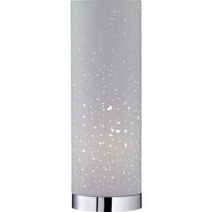 Šedá stolní lampa s textilním stínidlem (výška 35 cm) Thor – Fischer & Honsel obraz