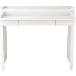 Pracovní stůl s bílou deskou 36x110 cm Mel – Woodman obraz