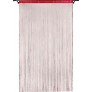 Červený závěs do dveří 100x200 cm String – Mendola Fabrics obraz