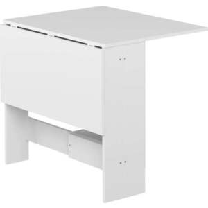 Rozkládací jídelní stůl s bílou deskou 76x28 cm Papillon – TemaHome obraz