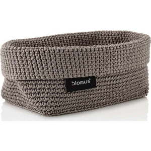 Hnědý úložný košík Blomus Rope, 11, 5 x 20 cm obraz
