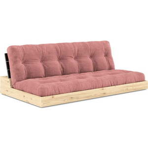 Růžová manšestrová rozkládací pohovka 196 cm Base – Karup Design obraz