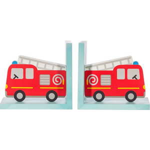 Zarážky na knihy v sadě 2 ks Fire Engine – Sass & Belle obraz