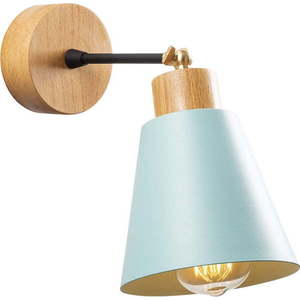 Nástěnné svítidlo v tyrkysové a přírodní barvě ø 14 cm Manavgat – Opviq lights obraz