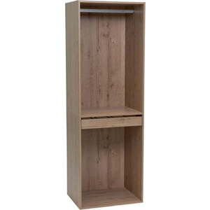 Otevřená modulární skříň v dekoru dubu v přírodní barvě 60x180x45 cm Modular – Casa Selección obraz