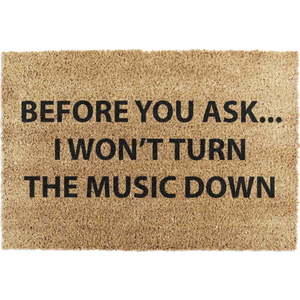 Rohožka z kokosového vlákna 40x60 cm Loud Music – Artsy Doormats obraz