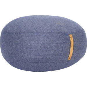 Modrý puf Hübsch Turenio, ø 70 cm obraz