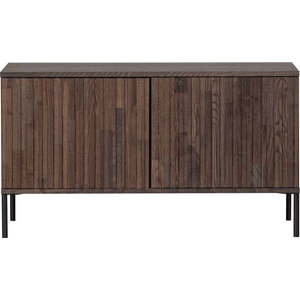Hnědý TV stolek v dekoru jasanu 100x56 cm Gravure – WOOOD obraz