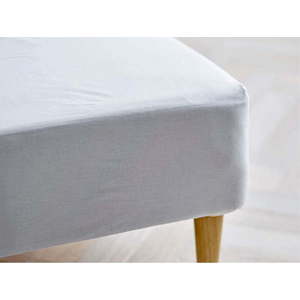 Bílé napínací prostěradlo z Bio bavlny 90x200 cm Calm – Södahl obraz
