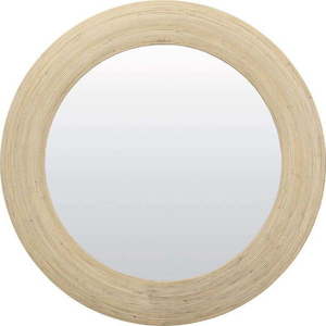 Nástěnné zrcadlo s ratanovým rámem ø 109, 5 cm Piedre – Light & Living obraz
