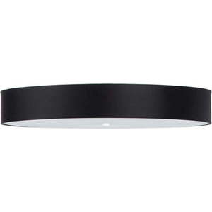 Černé stropní svítidlo s textilním stínidlem ø 90 cm Herra – Nice Lamps obraz