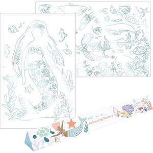 Omalovánky Mermaid – Meri Meri obraz