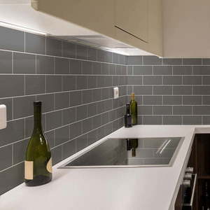 Sada samolepek na kachličky 30 ks 20x10 cm Subway Tiles Grey – Ambiance obraz