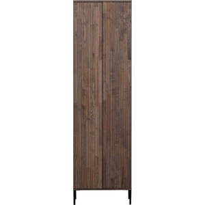 Hnědá šatní skříň z jasanového dřeva 60x210 cm Gravure – WOOOD obraz