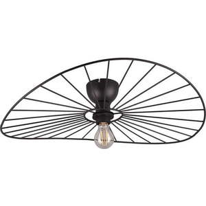 Matně černé stropní svítidlo ø 60 cm Chapeau – Trio obraz