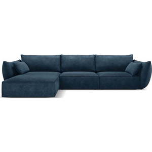 Tmavě modrá rohová pohovka (levý roh) Vanda – Mazzini Sofas obraz