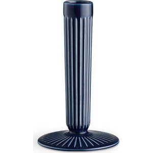 Tmavě modrý kameninový svícen Kähler Design Hammershoi, výška 16 cm obraz