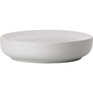 Světle šedá koupelnová miska na mýdlo z kameniny Zone Soft Grey obraz