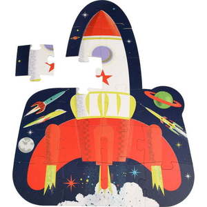 Puzzle (počet dílků 18) Space Age rocket – Rex London obraz
