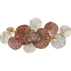 Kovová závěsná dekorace Mauro Ferretti Flowery, 118 x 58 cm obraz